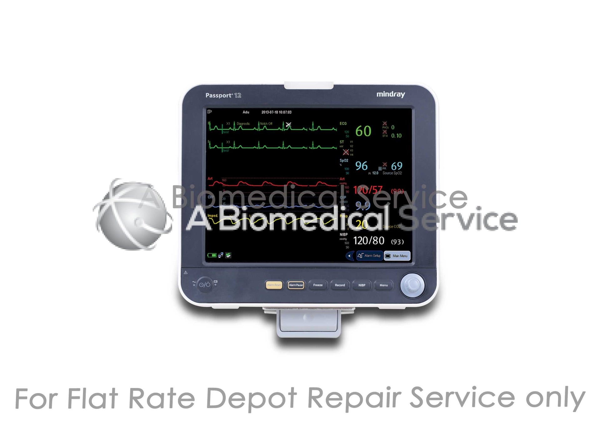 Mindray Passport 12 Patient Monitor Anesthesia Monitor Repair Service Mindray
