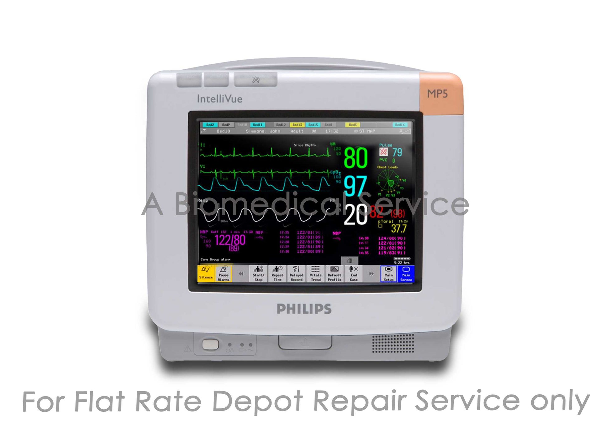 Philips IntelliVue MP5 Patient Monitor Repair Service Philips