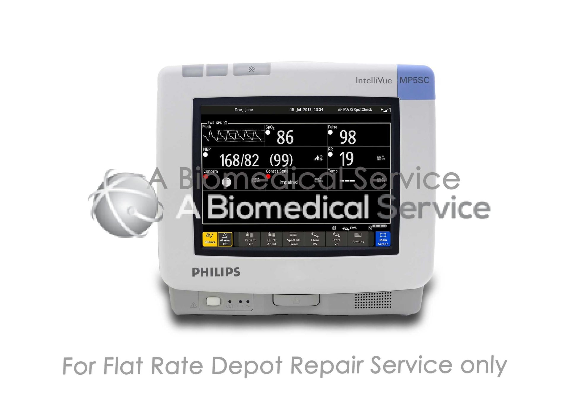 Philips IntelliVue MP5SC Spot Check Patient Monitor Repair Service Philips