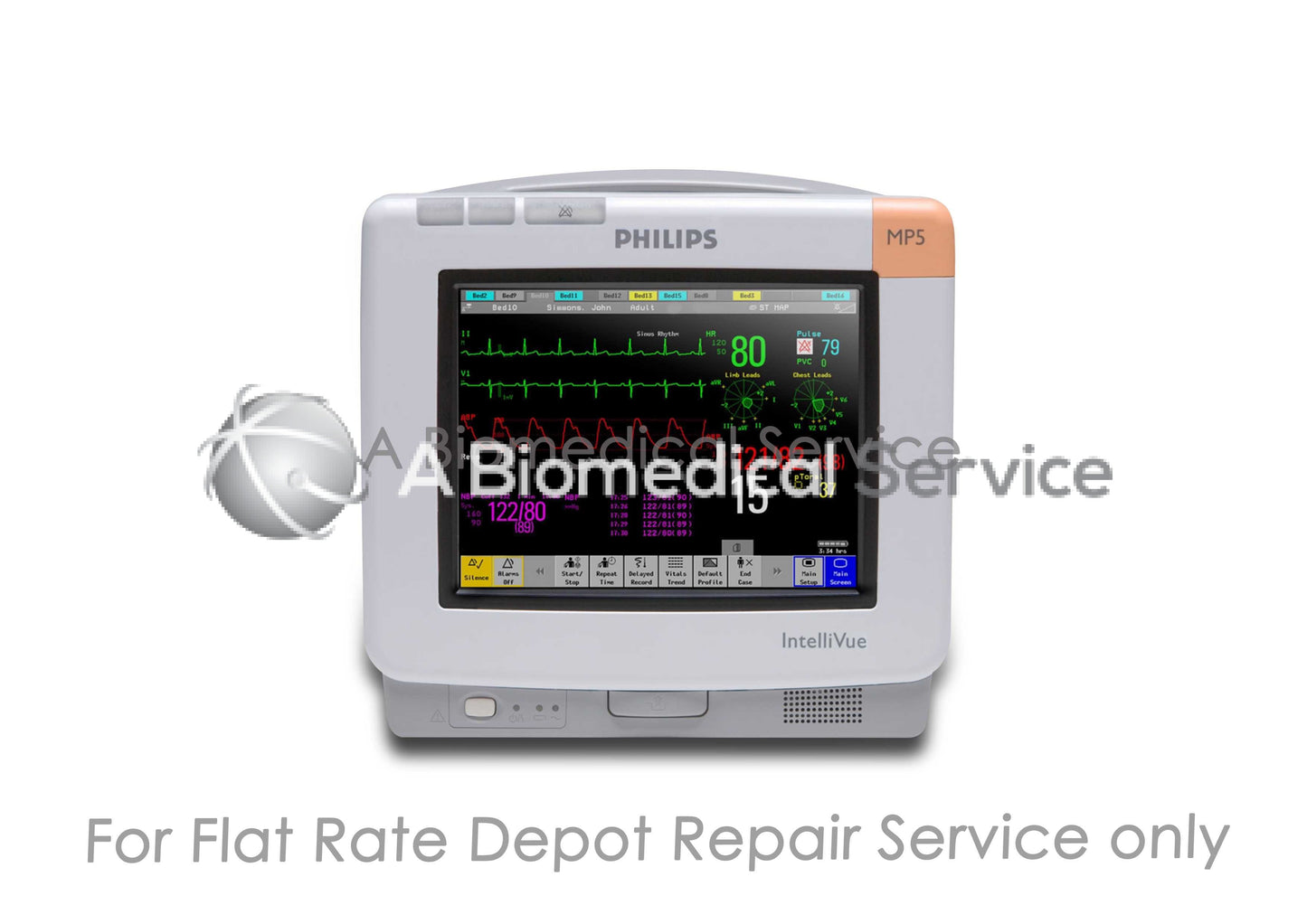 Philips IntelliVue MP5T Patient Monitor Repair Service Philips