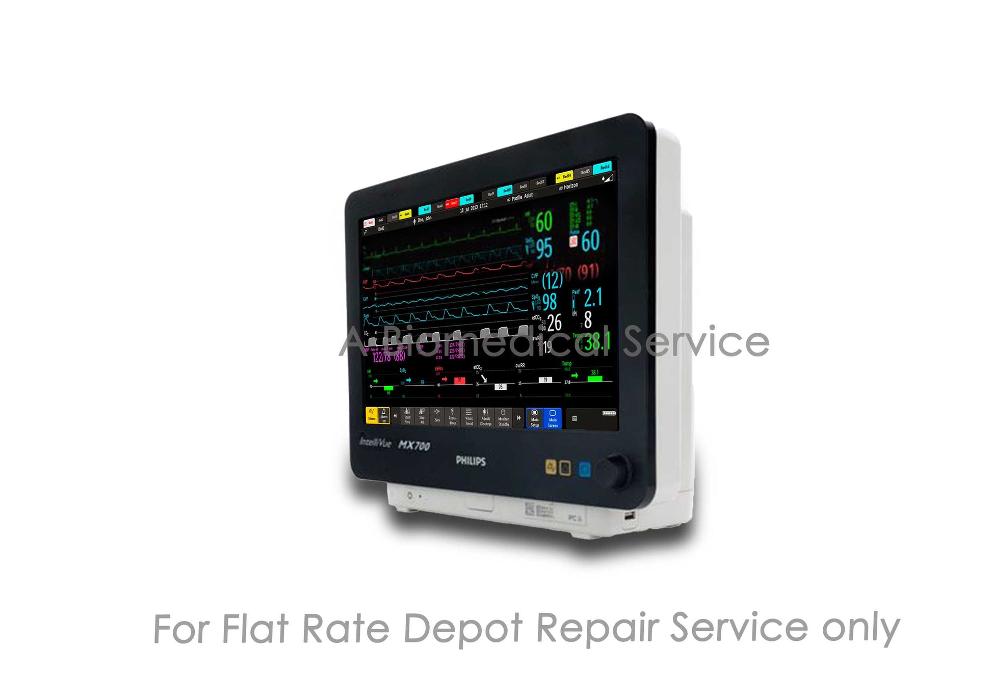 Philips IntelliVue MX700 Bedside Patient Monitor Repair Service Philips