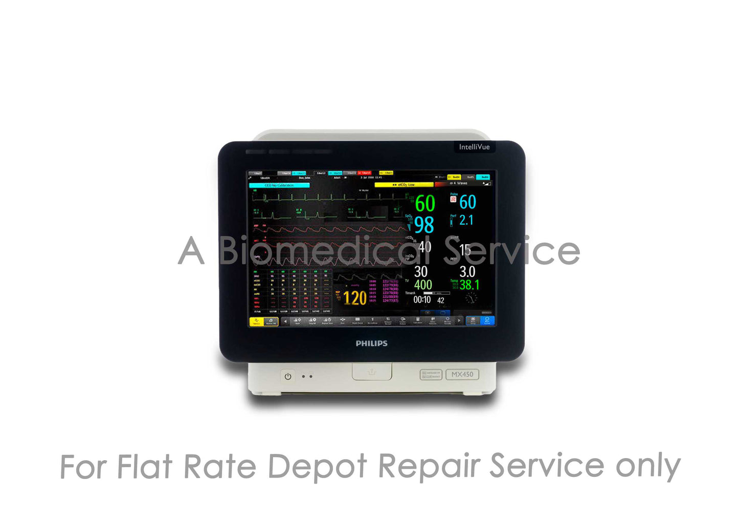 Philips IntelliVue Mx450 Patient Monitor Repair Service Philips