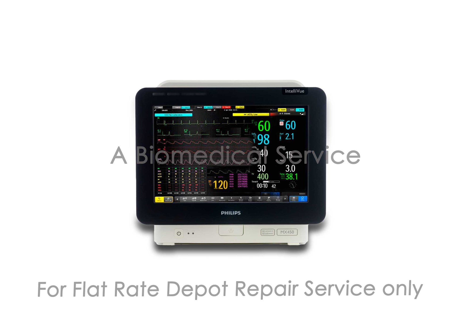 Philips IntelliVue Mx450 Patient Monitor Repair Service Philips