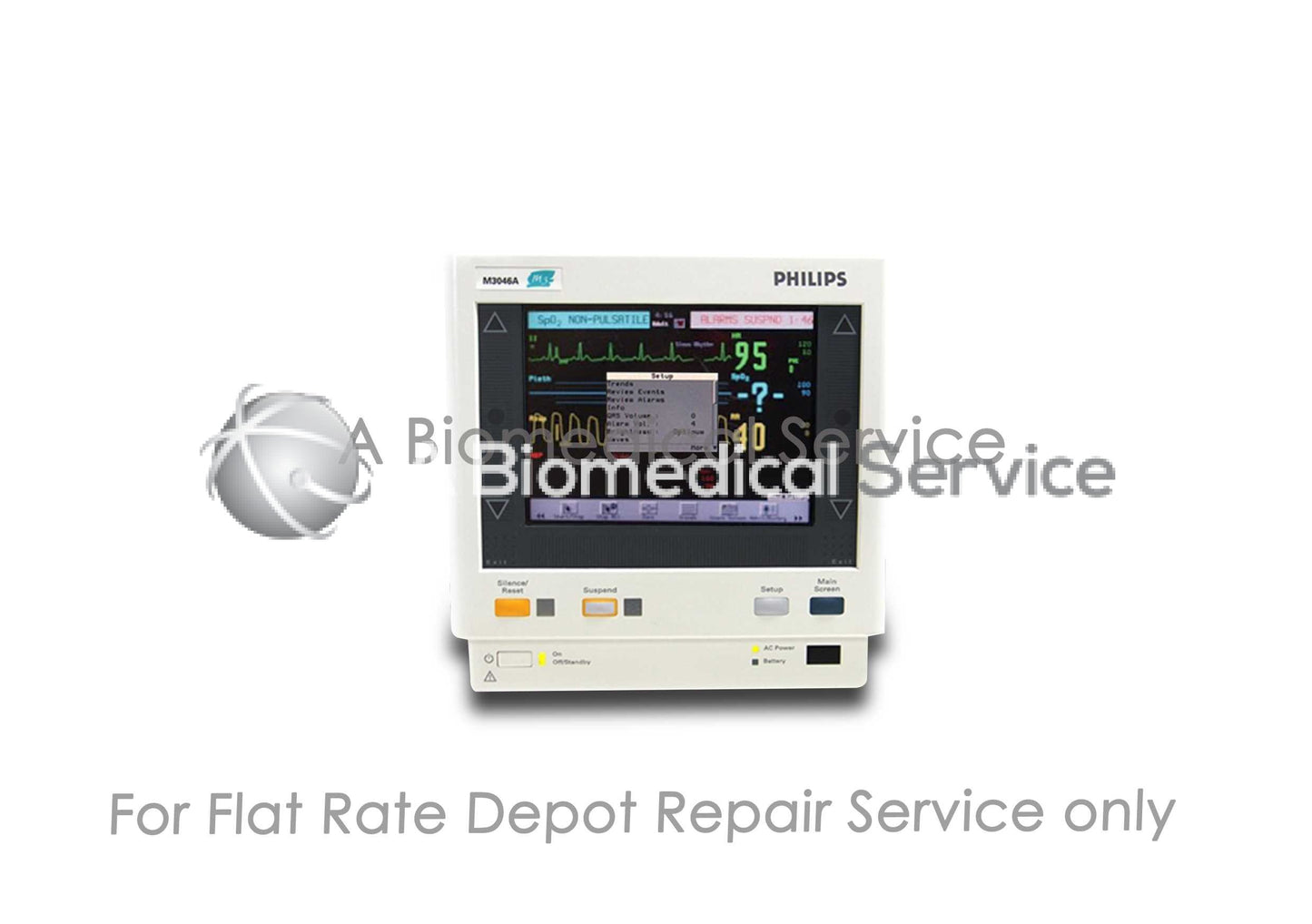 Philips M3046A M4 Patient Monitor Repair Service Philips