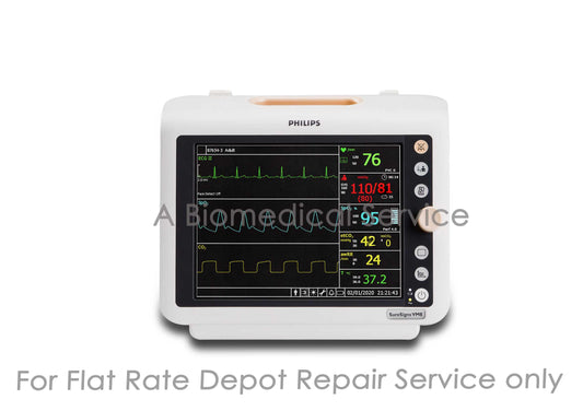 Philips SureSigns VM8 Bedside Patient Monitor Repair Service Philips