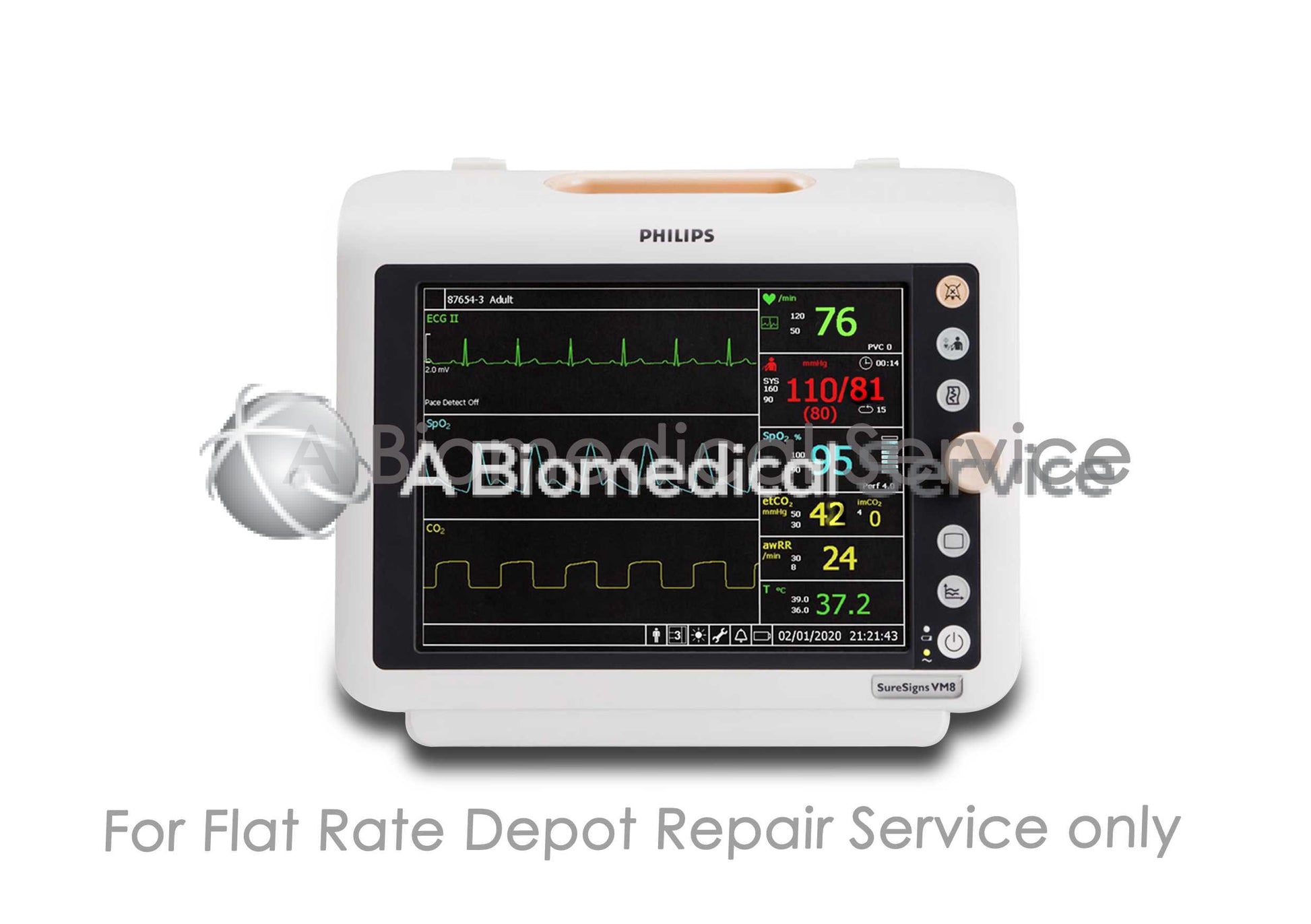 Philips SureSigns VM8 Vital Signs Monitor Repair Service Philips