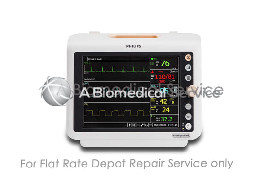 Philips SureSigns VM8 Vital Signs Monitor Repair Service Philips