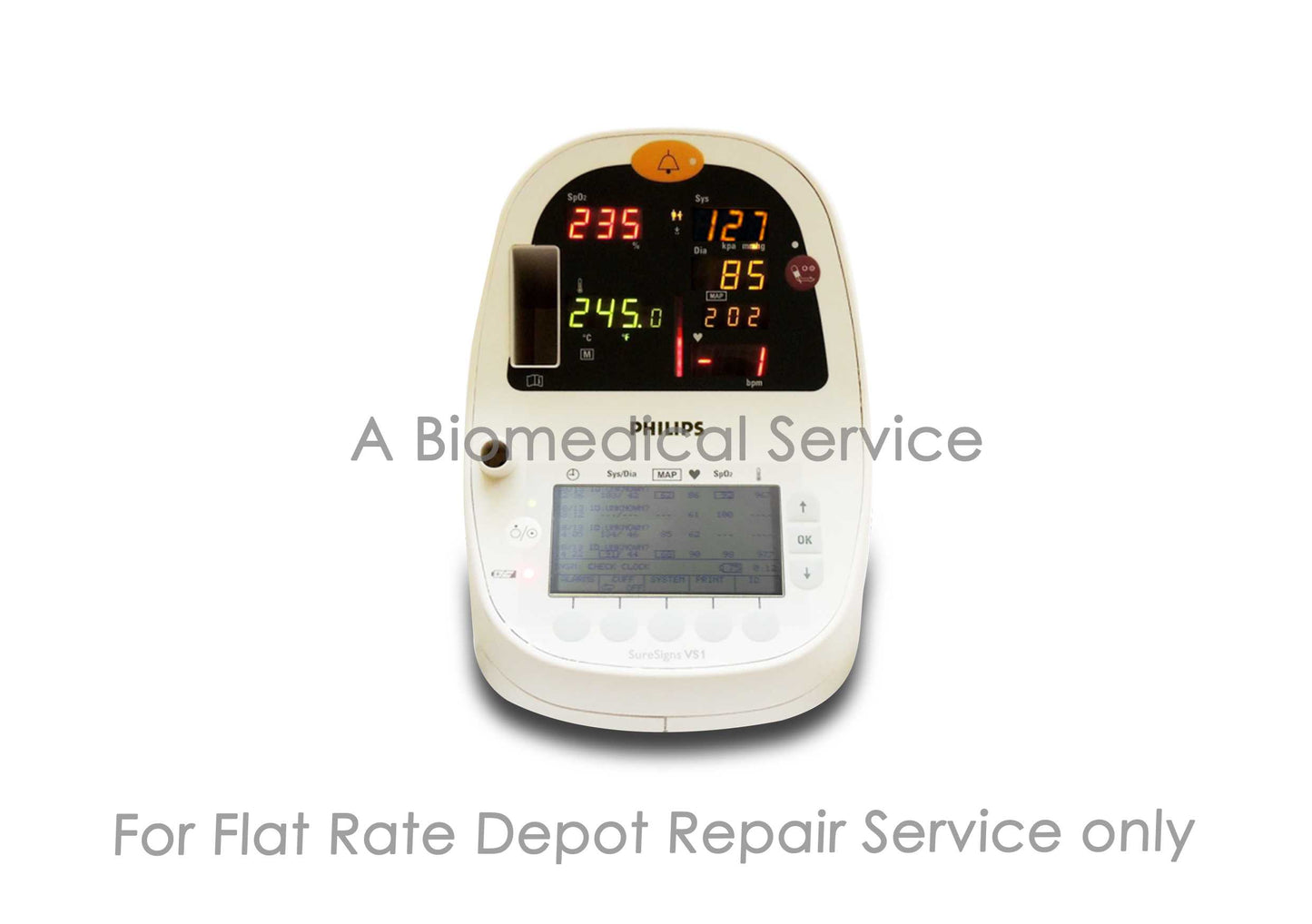Philips SureSigns VS1 Vital Signs Monitor Patient Monitor Repair Service Philips