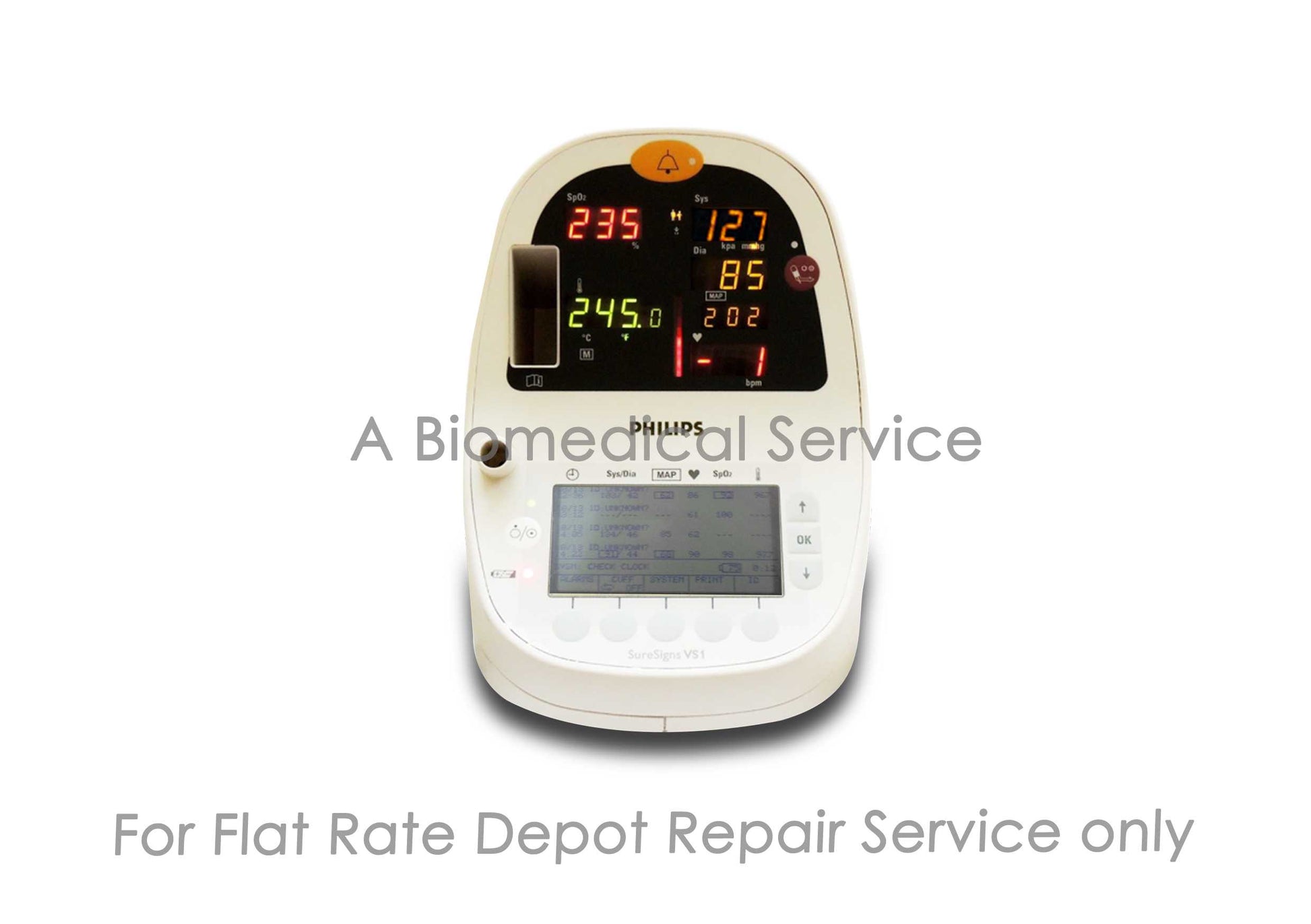Philips SureSigns VS1 Vital Signs Monitor Patient Monitor Repair Service Philips