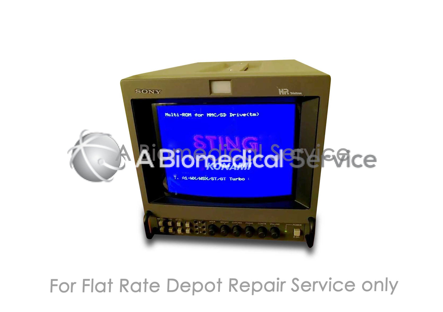 Sony PVM-20N5U Trinitron Color Video Security Monitor Repair Service Sony
