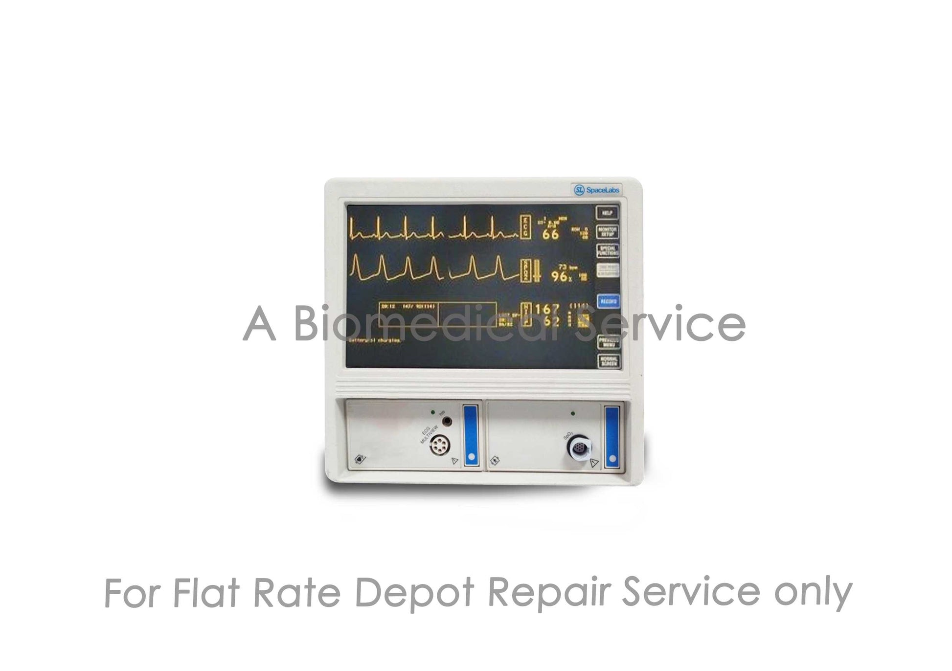 Spacelabs 90308 MultiParameter Patient Monitor Repair Service Spacelabs