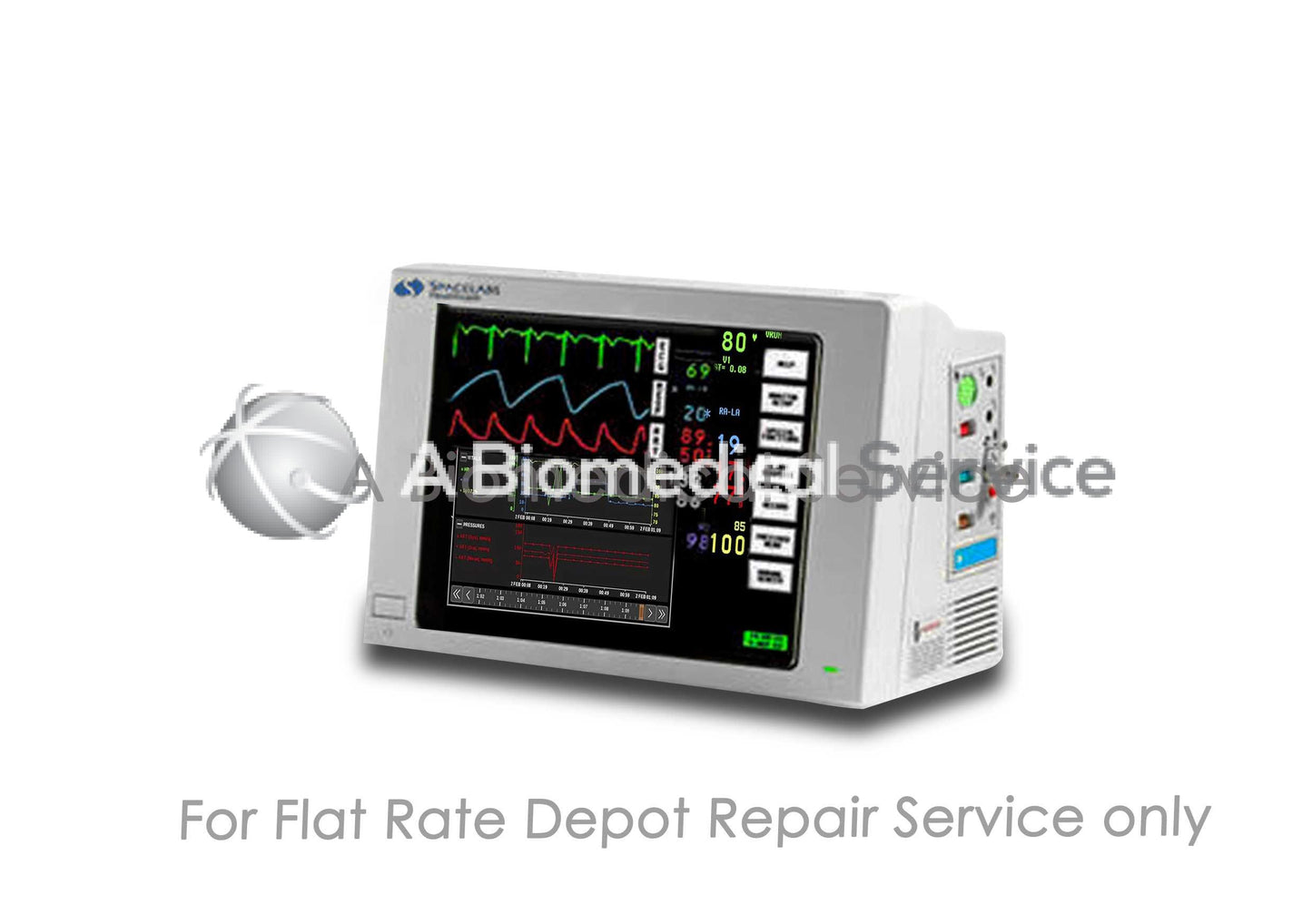 Spacelabs Ultraview 90369 Touchscreen Patient Monitor Repair Service Spacelabs