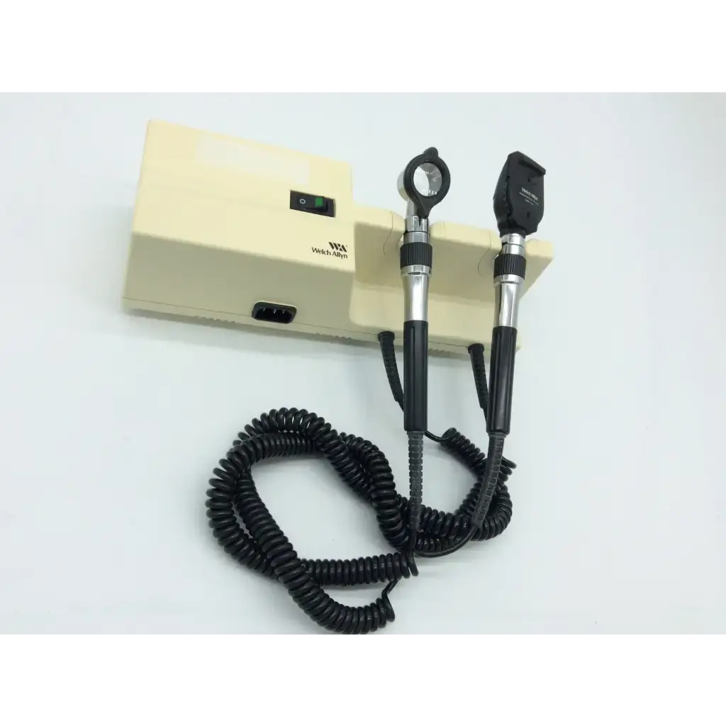 Load image into Gallery viewer, A Biomedical Service Welch Allyn 767 Series Wall Transformer With Otoscope and Ophthalmoscope Heads 