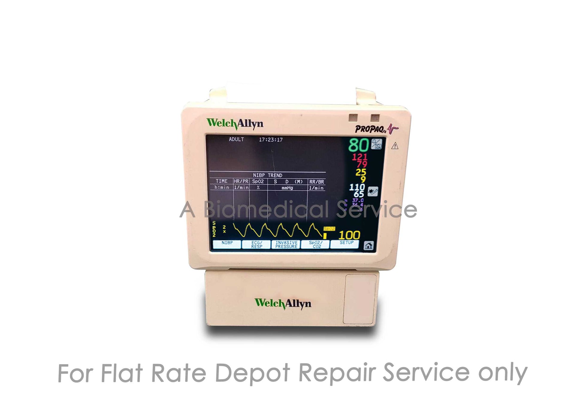Welch Allyn Propaq CS 246 Patient Monitor Repair Service Welch Allyn