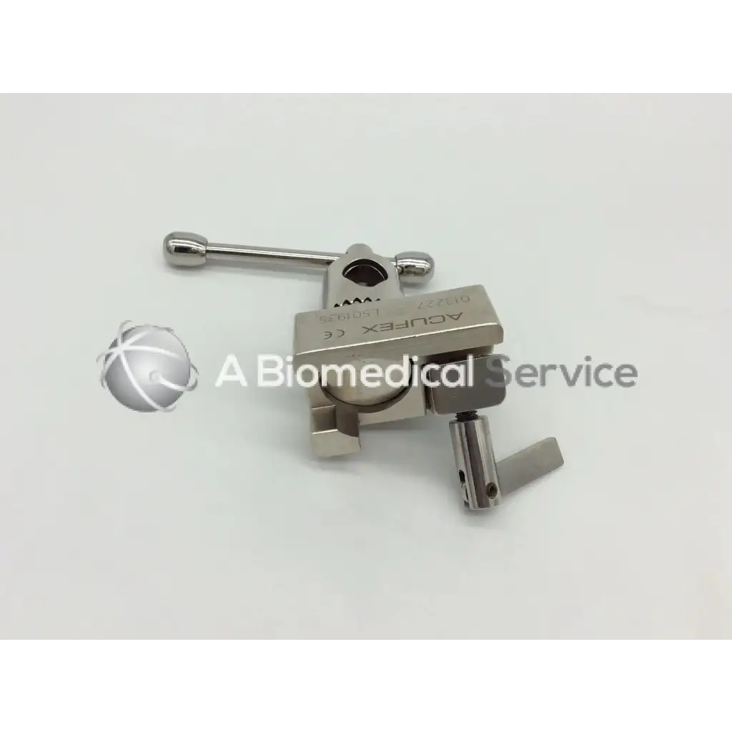 Stainless steel acufex smith & nephew 013227 arthroscopic guhl table clamp with handle and adjustable mechanism for orthopedics