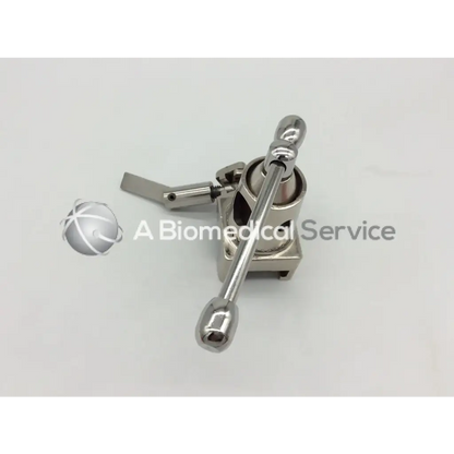 Stainless steel arthroscopic guhl table clamp with polished finish and articulated joint design for table clamp orthopedics