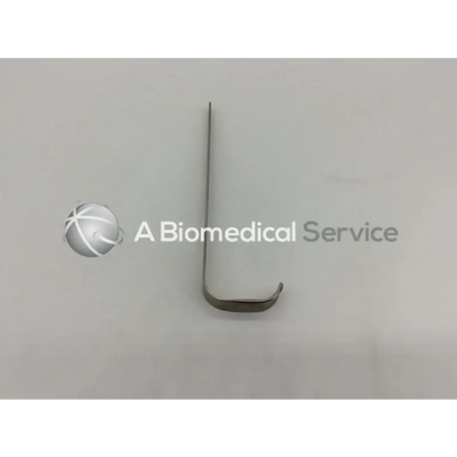 Depuy 224510014 surgical retractor small with sleek metallic polished stainless steel curved l-shaped design