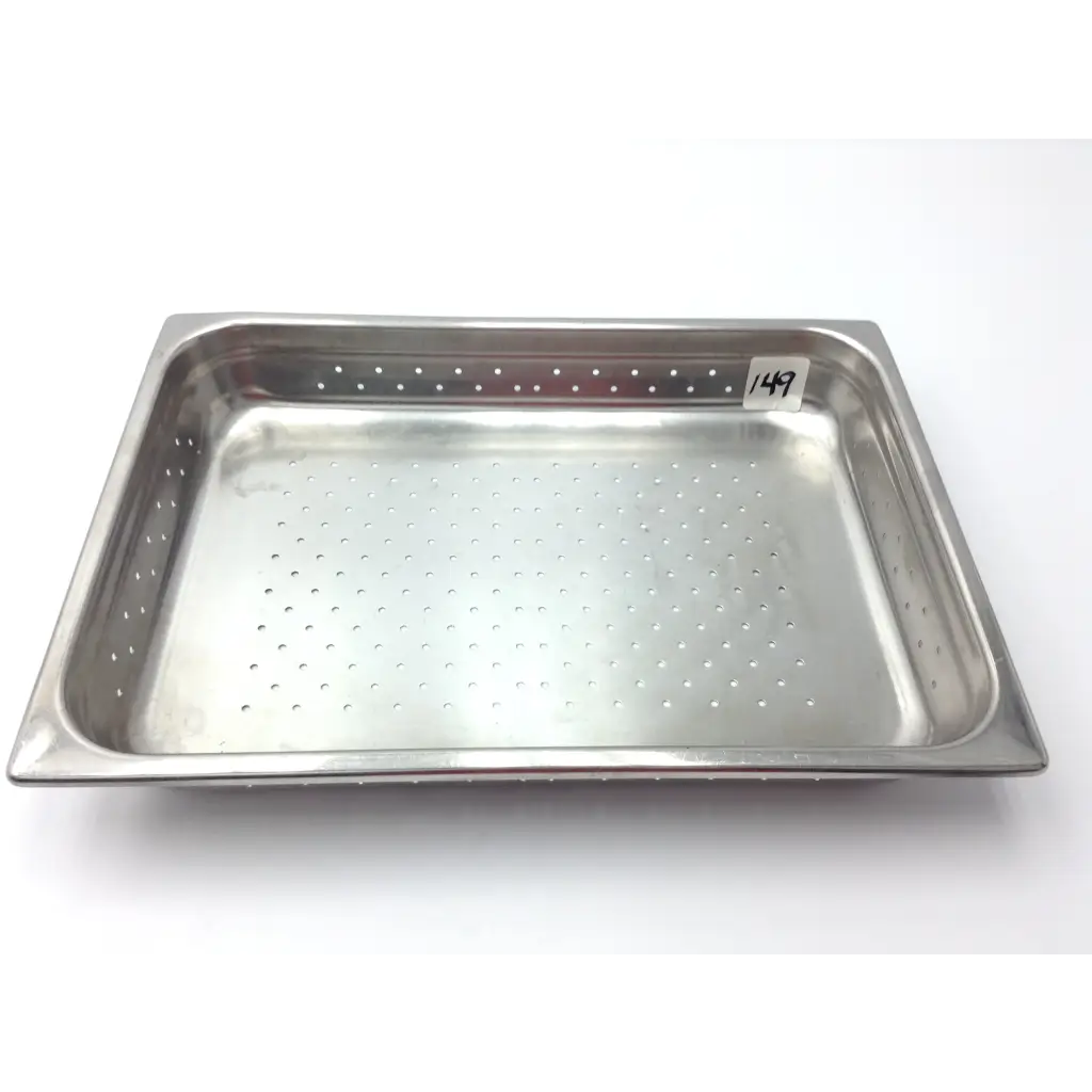 Load image into Gallery viewer, A Biomedical Service Dukal Stainless Steel Perforated Instrument Tray for Catheter Trays 12 1/2 x 10 1/4 x 4 95.00