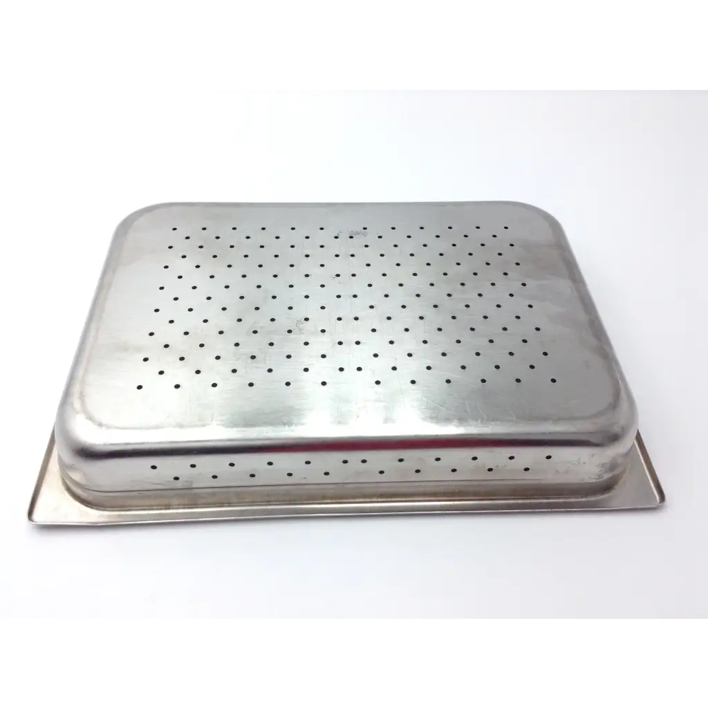 Load image into Gallery viewer, A Biomedical Service Dukal Stainless Steel Perforated Instrument Tray for Catheter Trays 12 1/2 x 10 1/4 x 4 95.00