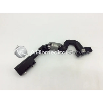 Black and silver articulated external clamp ac5-359 with curved jointed design for surgical use ebi 01350 external clamp