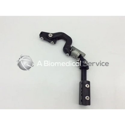 Black articulated external clamp ebi 01350 with metallic joints and screws for surgical use clamp ac5-359 121322sm