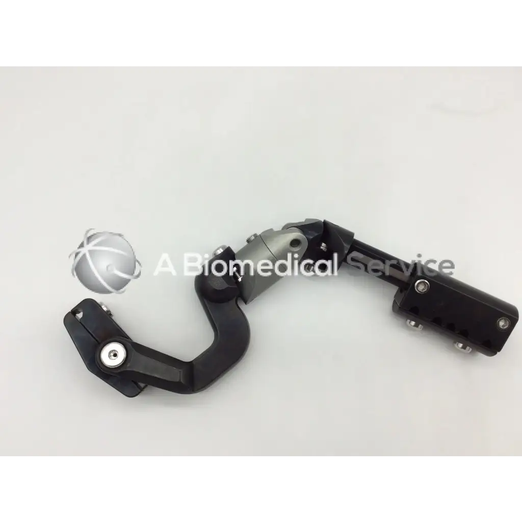Black and silver articulated orthopedic joint external clamp ac5-359 with metallic pivot points for secure clamping