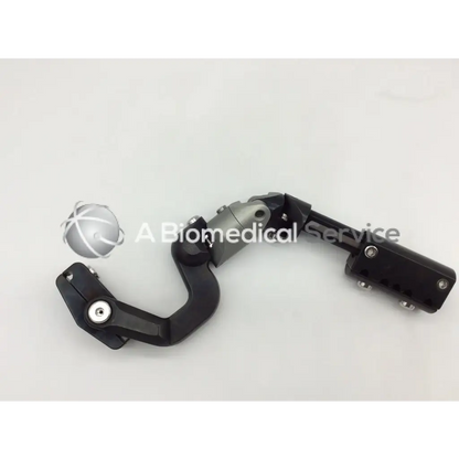 Black and silver articulated orthopedic joint external clamp ac5-359 with metallic pivot points for secure clamping