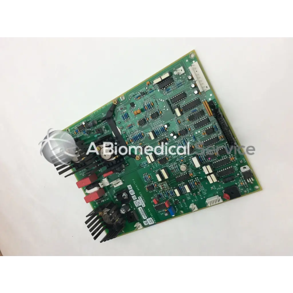 Green printed circuit board with silver heat sink kvp control board plus fil for ge oec amx4 plus