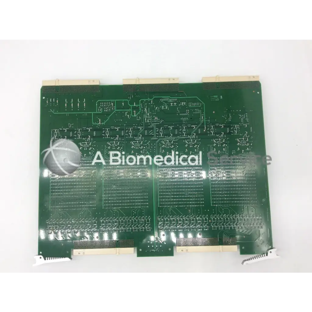Green rectangular fc200022-01 tx128 transmitter board with silver traces for ge vivid 7 medical equipment