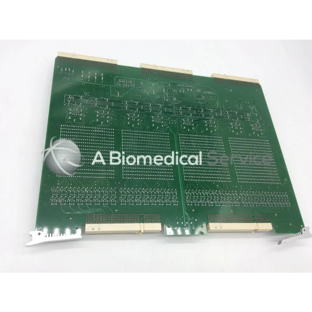 Green rectangular fc200022-01 tx128 transmitter board with intricate silver traces and multiple connection ports
