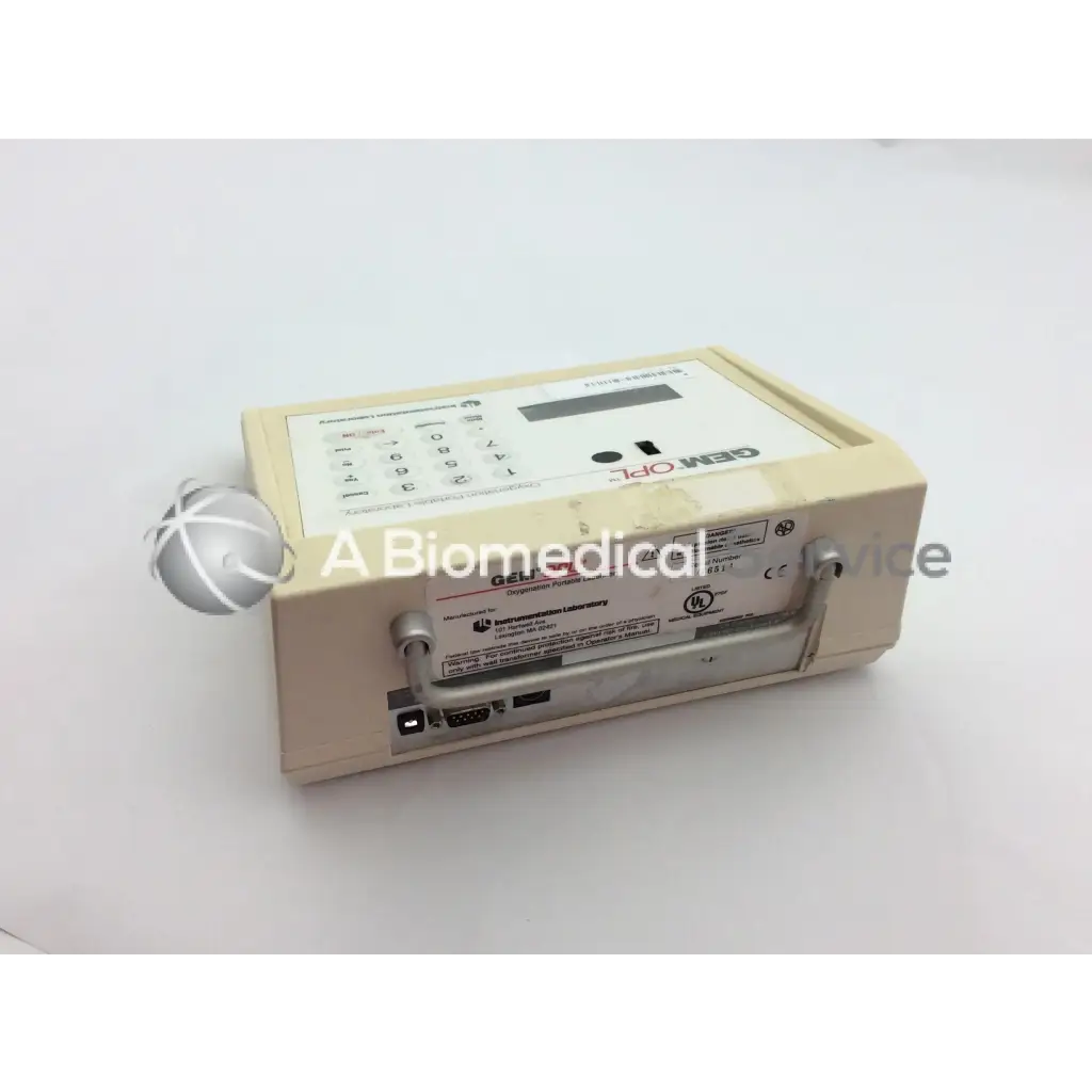 GEM OPL Instrumentation Laboratory Oxygenation Portable