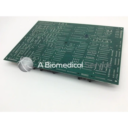 Green rectangular circuit board with intricate white solder pads for gendex 9000 xray x-ray circuit board 124-0229
