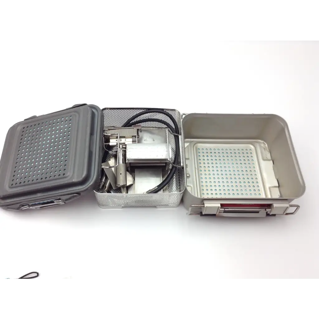 Load image into Gallery viewer, A Biomedical Service Genesis Case Sterilization Container  w/ Zimmer Tools 1760.00