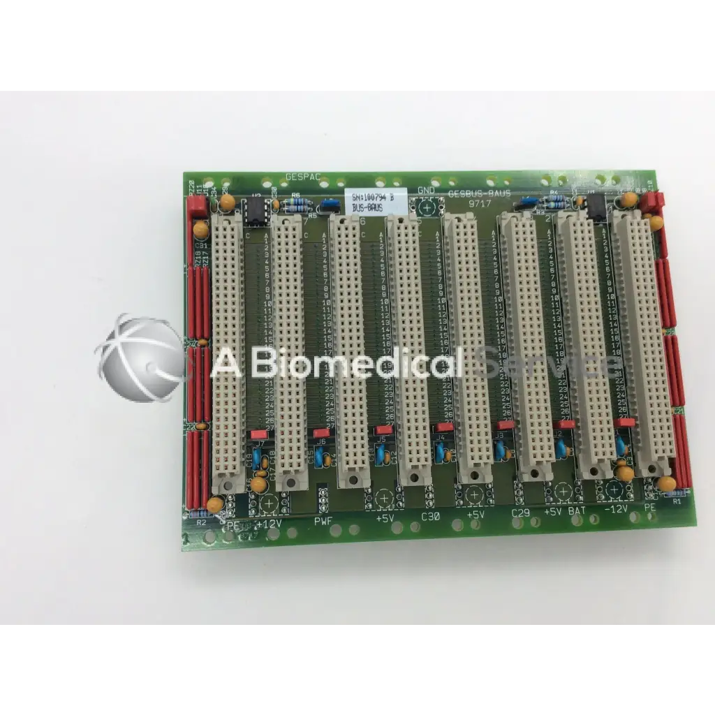 Gespac GESBUS-8A US 9717 DC Buscard Board - Medical parts