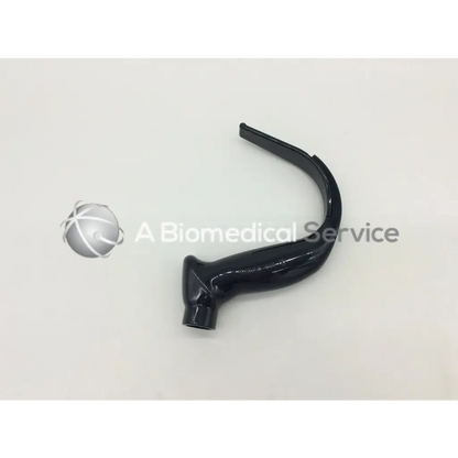 Black glossy plastic glidescope spectrum lopro s4 laryngoscope handle with curved design and cylindrical tip