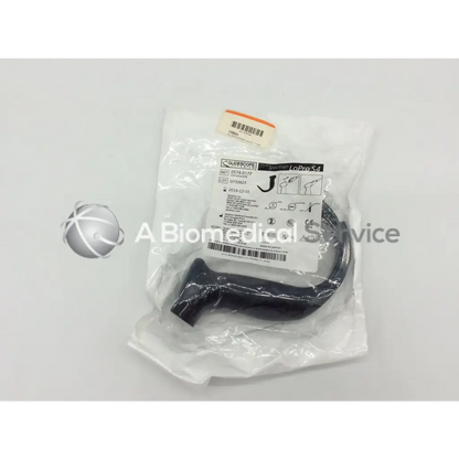 Black plastic curved endotracheal tube in clear packaging for glidescope spectrum lopro s4 laryngoscope use