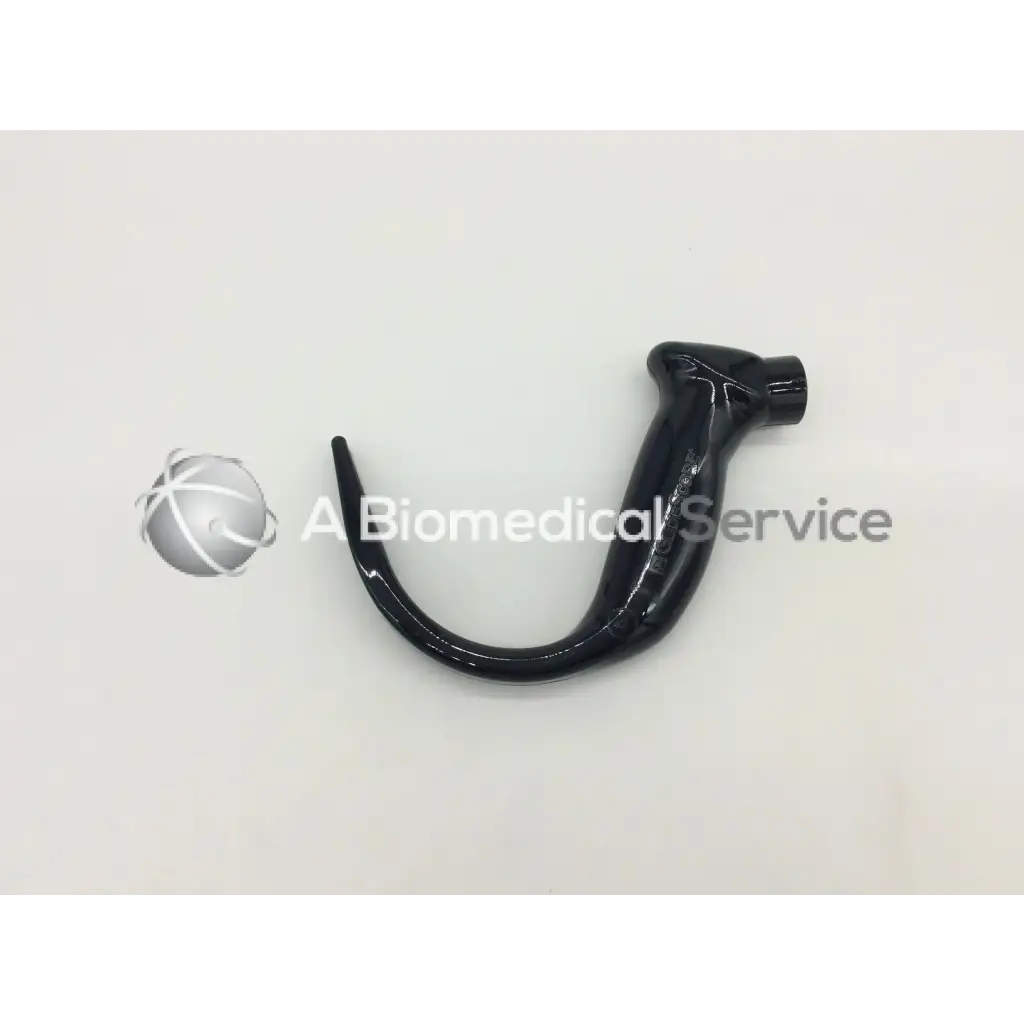 Black glossy plastic glidescope spectrum lopro laryngoscope handle with curved ergonomic grip for easy use