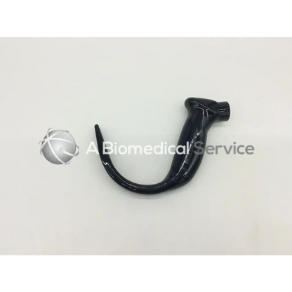 Black glossy plastic glidescope spectrum lopro laryngoscope handle with curved ergonomic grip for easy use
