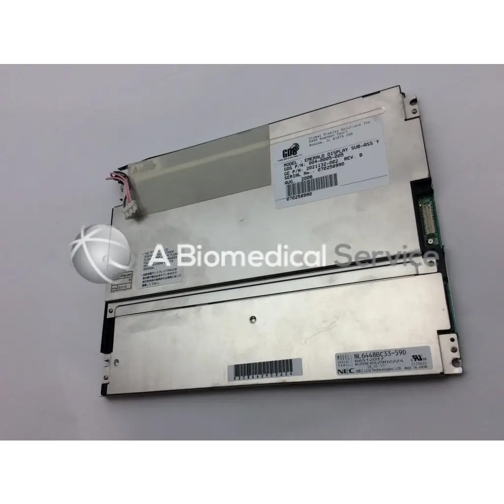 Global Display Solutions 004-0005-005 2021132-003 Monitor