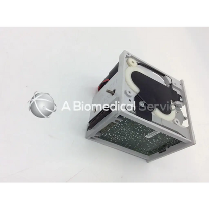 Gray plastic housing with circuit board and mechanical parts of gsi lumonics hot dot recorder module model 600-06008-03