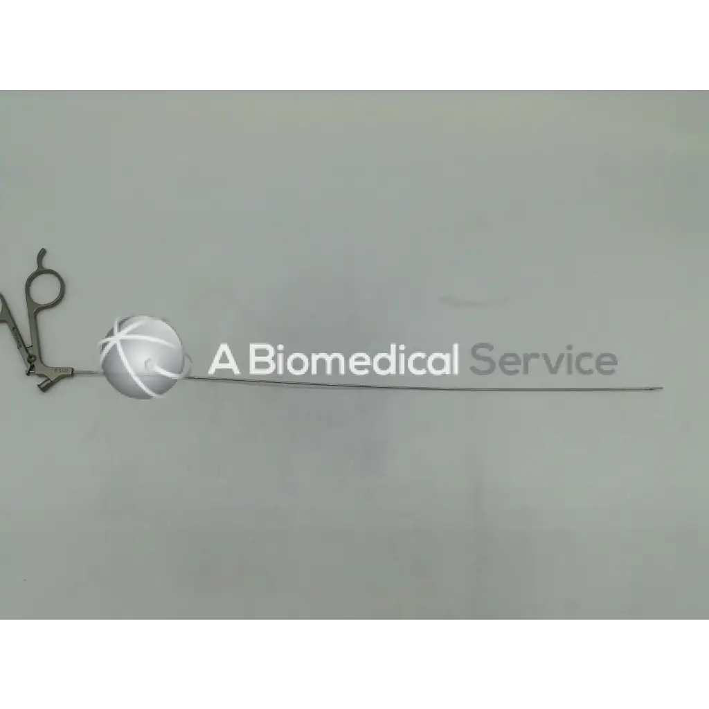 Silver gyrus acmi semi rigid scissors with sleek metallic finish and ergonomic handle design for surgical use