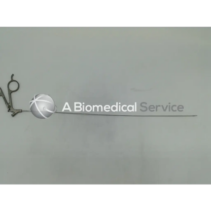 Silver gyrus acmi semi rigid scissors with sleek metallic finish and ergonomic handle design for surgical use