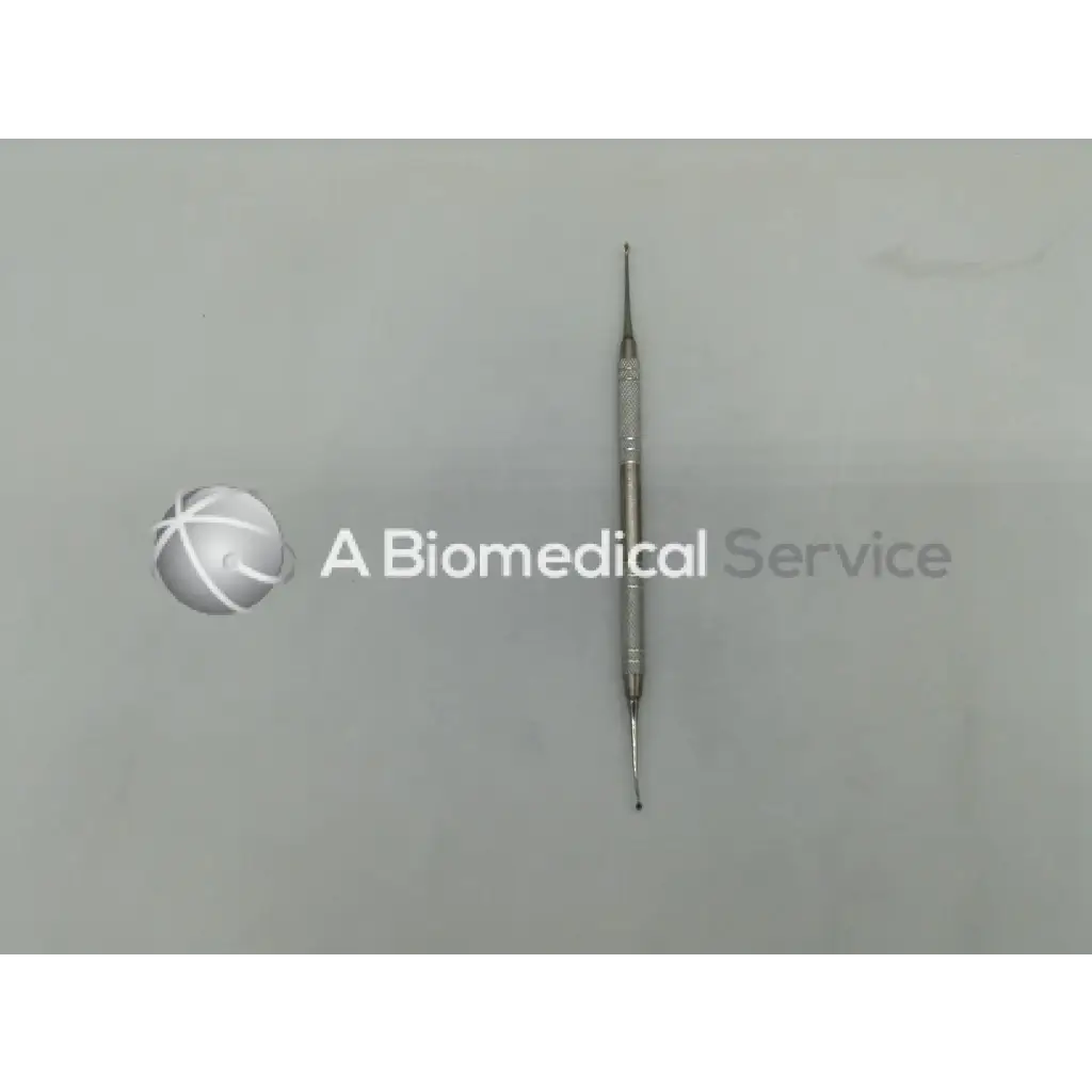 Silver dual-ended wax carver stainless with textured grip and fine tips for dental use by Henry Schein 100-7078