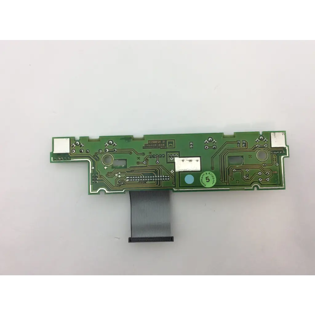 Green printed circuit board with flexible gray ribbon cable for krippner a32000501 circuit board a32000501 model