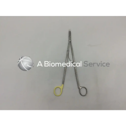 Horizon 137111 open ligating clip appliers small silver surgical forceps with yellow handle and fine-tipped jaws