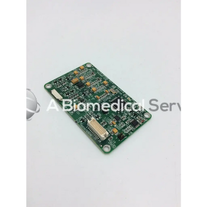 Green rectangular circuit board with gold and black components and white connector port for elo et1515l-auaa-1-r hp-g touch