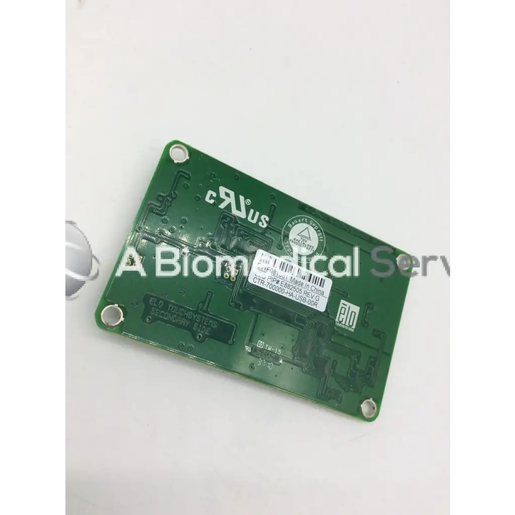 Green rectangular circuit board with printed labels and component markings for hp elo et1515l-auaa-1-r hp-g touch
