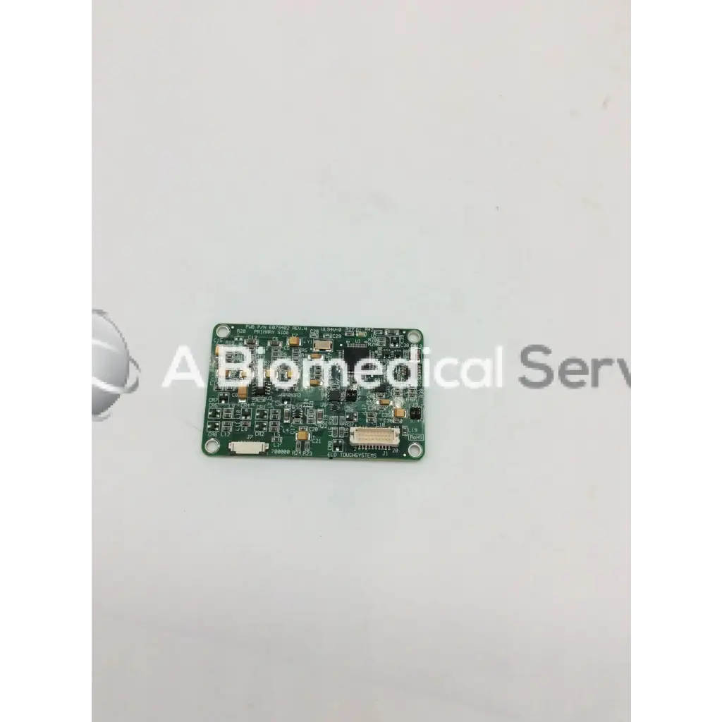 Green rectangular circuit board with connectors and components for elo et1515l-auaa-1-r hp-g touch panel