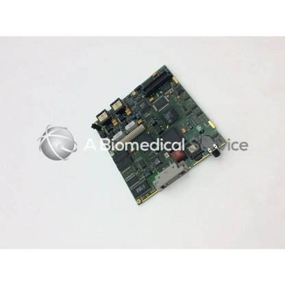 Hp m3046-66502 a3951-17599 green patient monitor circuit board with electronic components and connectors