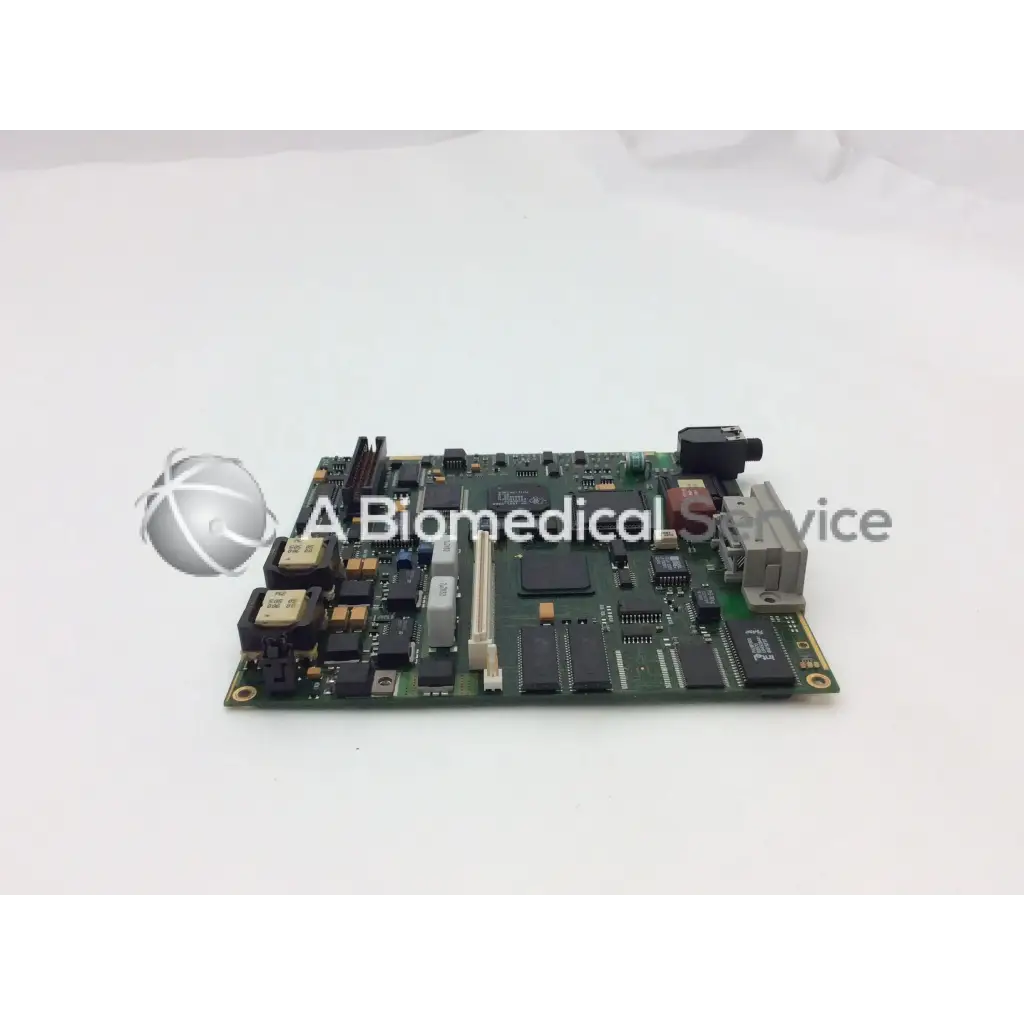 Hp m3046-66502 a3951-17599 patient monitor circuit board with green board and black beige electronic components